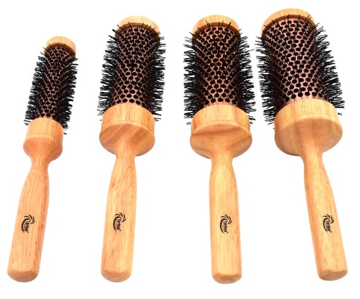 Set Cepillos X 4 Madera Pvc Ref: Nt-Round Styler