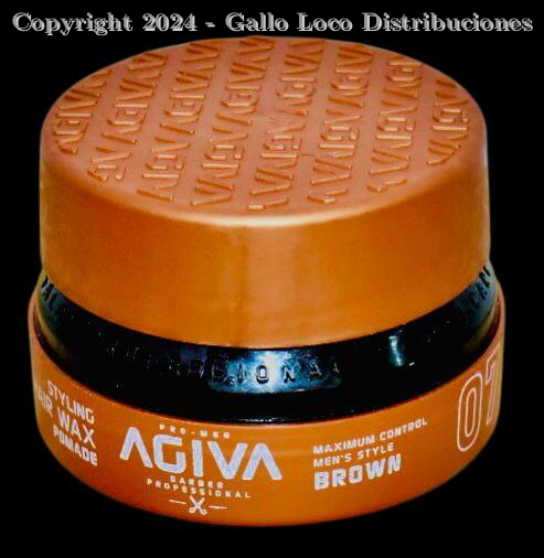Agiva Cera Pomada Brillo Fuerte - Brown 07 Ref: Agv10312-07