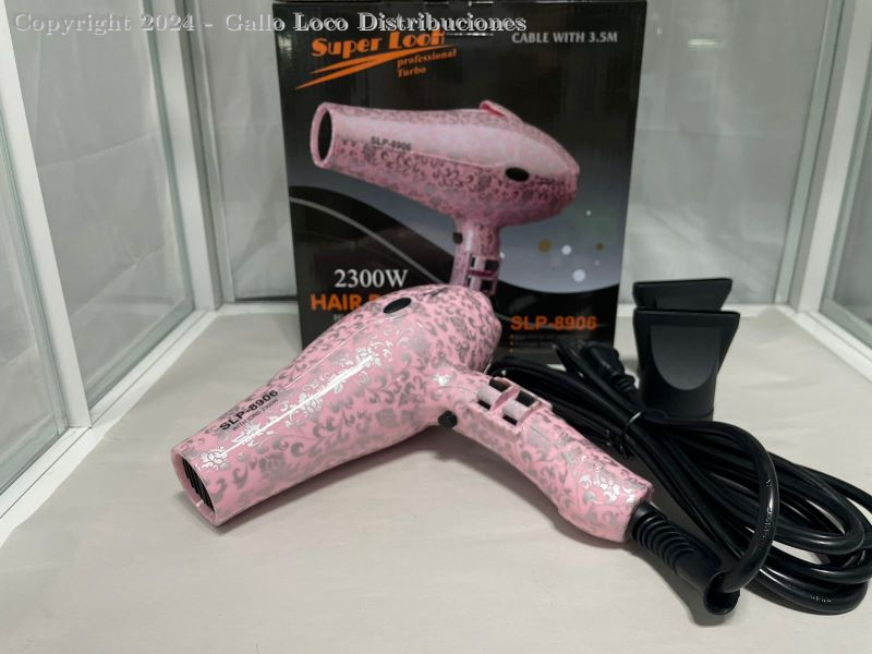 Secador Profesional 2300 Watts Pink - Super Look Ref: Slp-8906