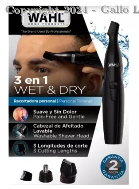 3 En 1 Wet & Dry - 3 En 1 Mini Ear, Noise, Brow Wahl Ref: 5608-1308