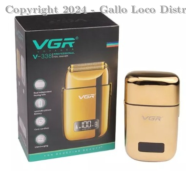Afeitadora Shaver Recargable Digital Profesional Vgr Ref: V-338