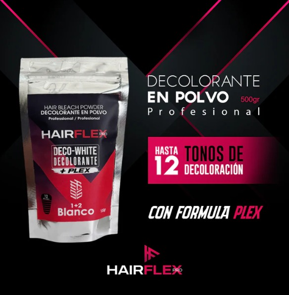 Polvo Decolorante Hairflex 100 Gr Ref: Pt1076