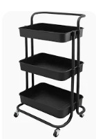 CARRITO METALICO CHINO NEGRO JH-638