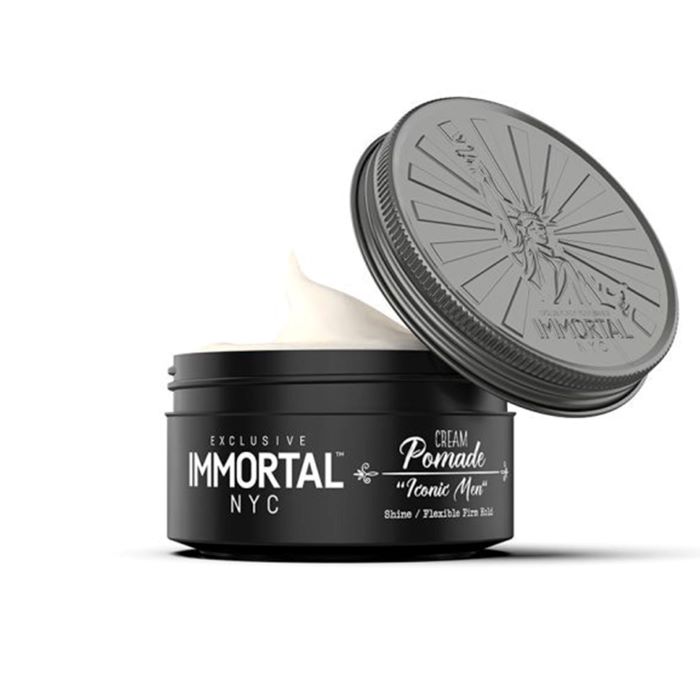 Cera Inmortal Cream Pomade Iconic Men Negra X 150 Ml Ref: Nyc-83