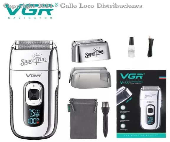Shaver Vgr Maquina De Afeitar Con Trimmer Vgr Ref: V-332