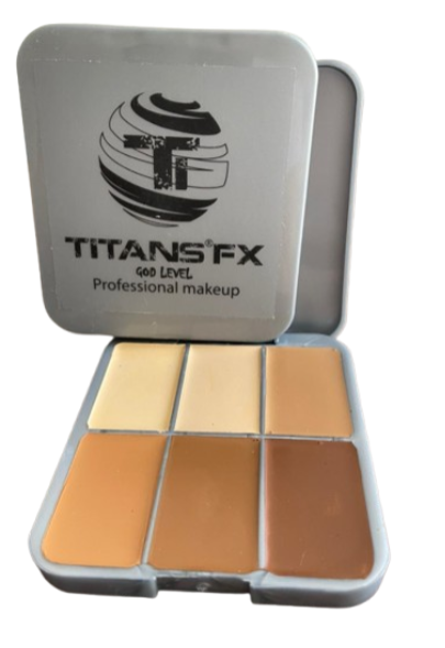 Paleta Hades Base Cremosa Social Y Fx X 6 Tonos Titans Fx Ref: Palhad