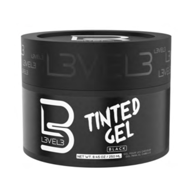Tinted Gel Black - Gel Tinte Negro Para Cabello - L3VEL3   Ref: 100802