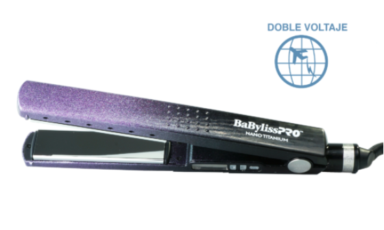 Nt Purple Black Plancha Cabello Babyliss Pro Ref: 01234
