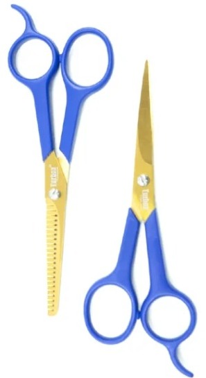 Set De Tijeras Profesional Lisas 5.5\" Ref: Nt-Ocean"