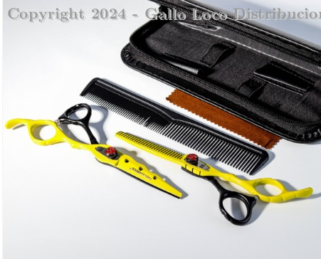 Kit Tijeras X 2 Und Premium Amarillo Ref: Pb-1043