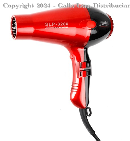 Secador Profesional 2200 Watts Buje Balinera - Super Look Ref: Slp-3200