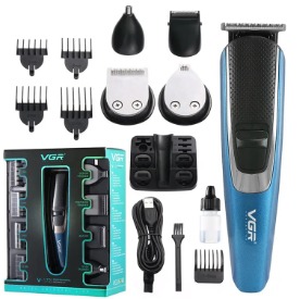 Maquina Afeitadora y Barbera Inalámbrica 5 En 1 Vgr V-172