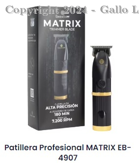 Trimmer Patillera Matrix Electrobell Ref: Eb-4907