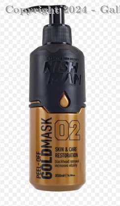 Mascarilla Dorada 02 200 Ml Nishman Gold Ref: B1686