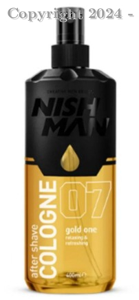 After Shave Gold One 07 400 Ml Nishman Ref: B1481