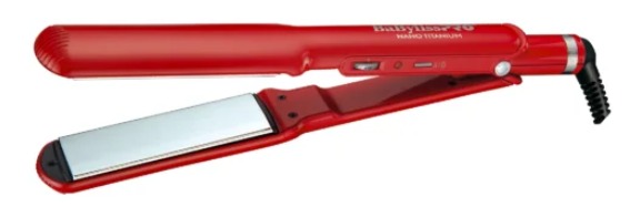 PLANCHA BABYLISSPRO 9559 ANALOGA NANO TITANIUM ROJA 1 1/2″