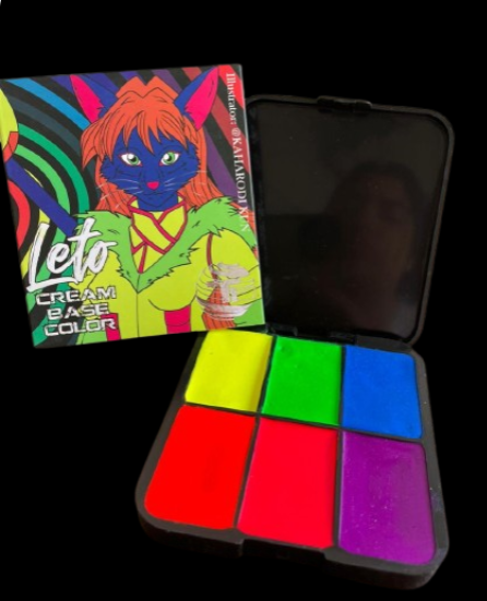 Paleta Leto Tonos Luminiscentes X 6 Titans Fx Ref: Paleto