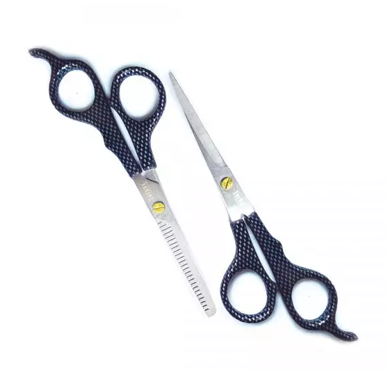 Set Tijera Set X 2 En Acero Inoxidable 5.5\" Ref: Nt-Carbon 02"