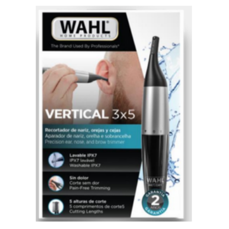 Depiladora Trimmer Personal Vertical 3X5 Wahl - Ear, Noise Brow Wahl Ref: 5560-3908