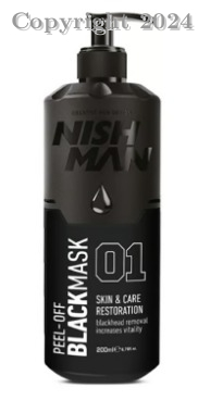 Mascarilla Negra 01 200 Ml Nishman Ref: B1685