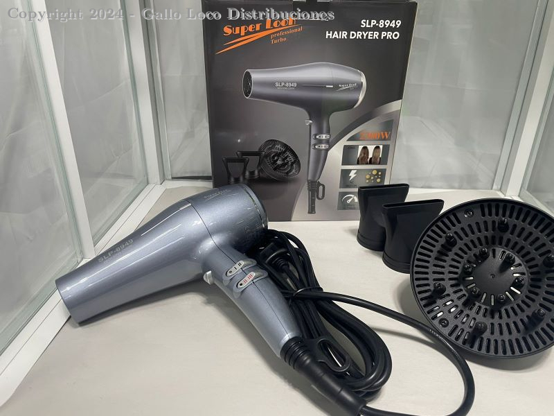 Secador Profesional 2300 Watts Gris - Super Look Ref: Slp-8949