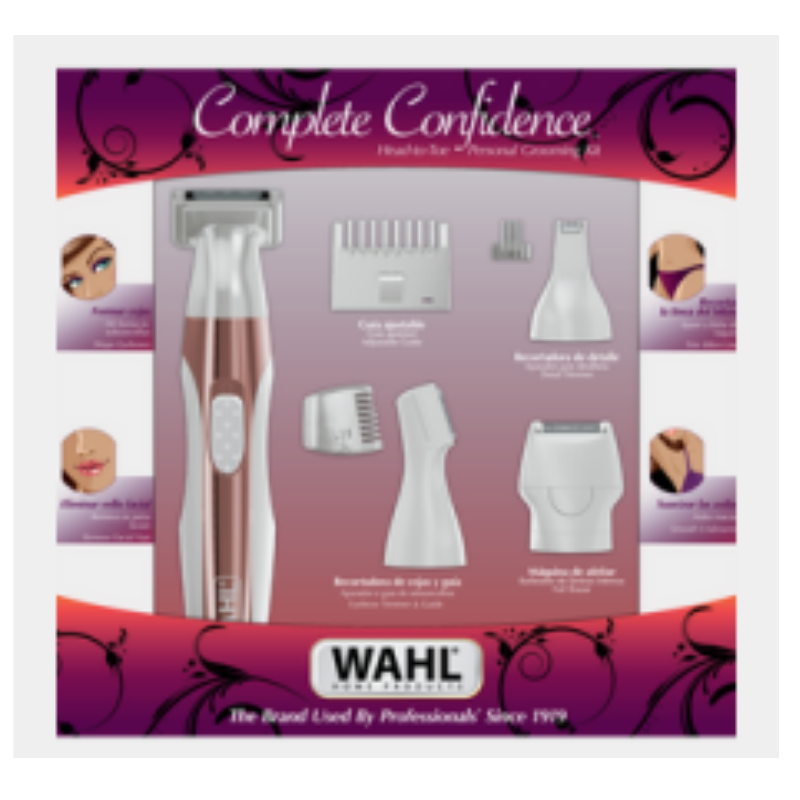 Kit Confidence Personal Para Dama 9 Pzas Wahl - Todo En Uno Ref: 5604-108