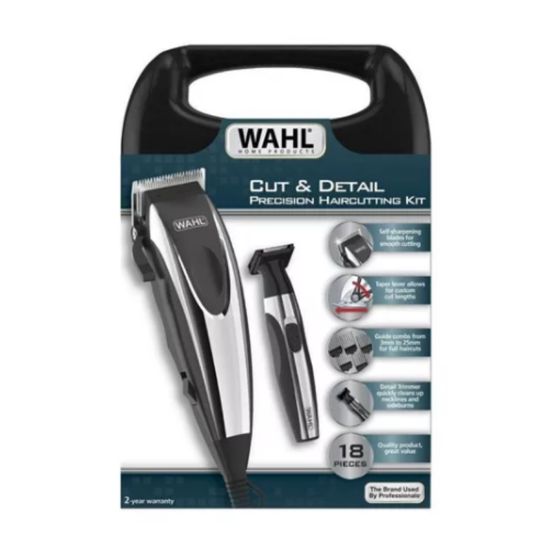 Cortadora De Cabello Clipper Home Pro 18 Pzas Wahl Ref: 9243-6408