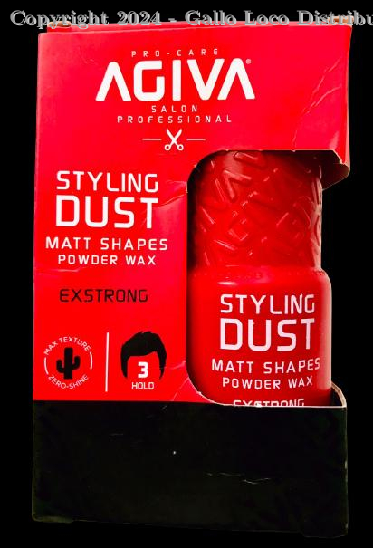 Agiva Cera Polvo Extrafuerte - Rojo 03 Ref: Agv102-Rojo