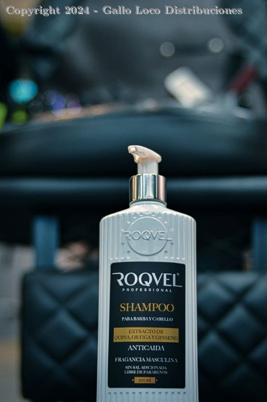 Shampoo Roqvel Para Barba Y Cabello Ref: Rq270