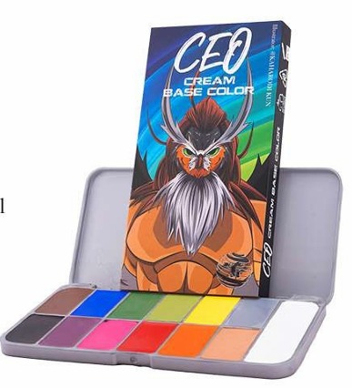 Paleta Ceo Cream Base Colos X 13 Tonos Ref: Palceo