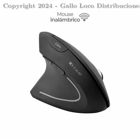 Mouse Para Zurdo Ergonomico Ref: Mijr-025