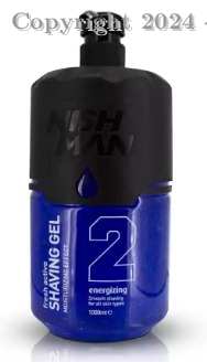 Shaving Gel Azul 02 1000 Ml Nishman Ref: B516